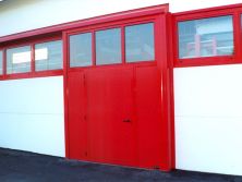 Portone Scorrevole 1 anta, con porta di sicurezza